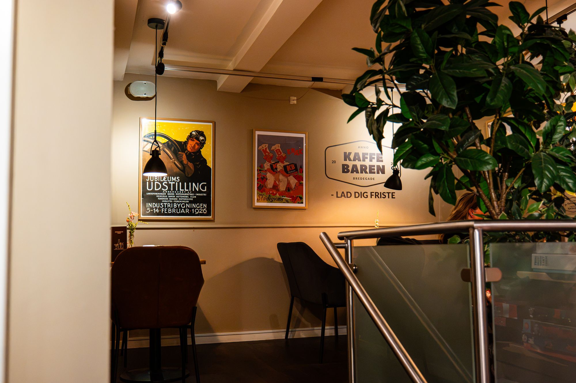 Hyggelig stemning på Kaffebaren Bredegade